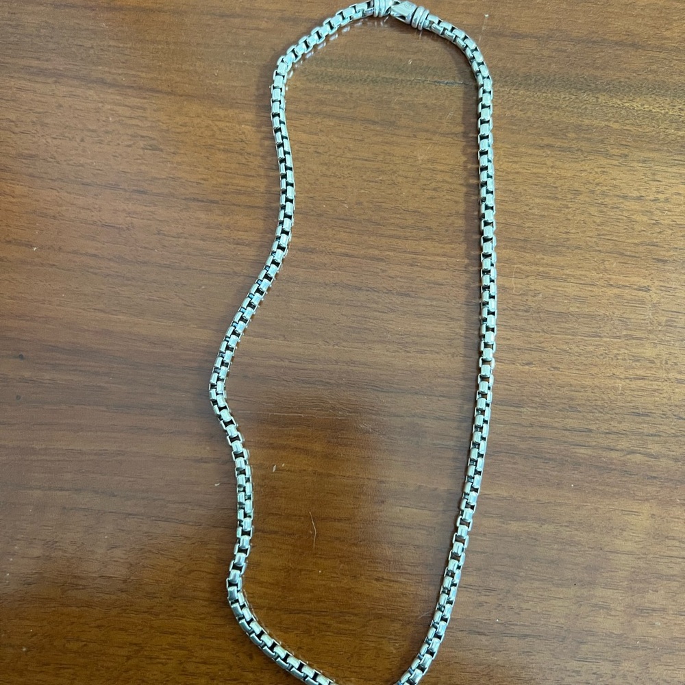 David Yurman Box Chain 22”